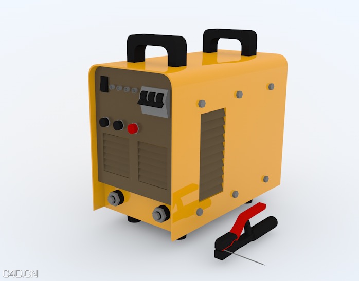 电焊机/电焊钳C4D模型 Electric welder / welding tongs 3D model - C4D之家 - cinema4d_ 2015-04-29 22.56.39.jpg