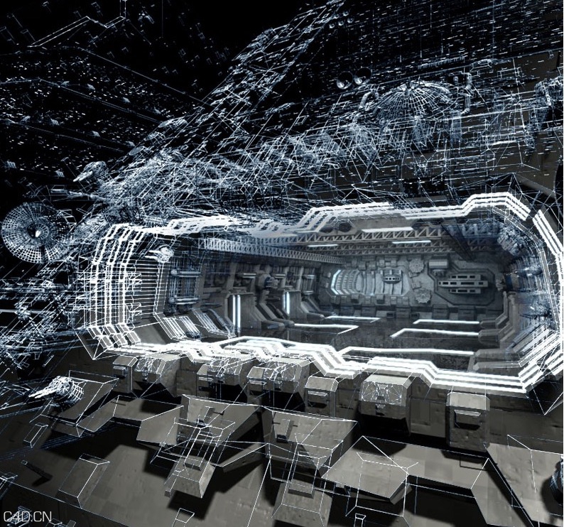 科幻游戏场景-盟军舰队机库C4D工程文件 Allied Fleets Hangar - C4D之家 - cinema4d_ 2015-05-03 01.16.53.jpg