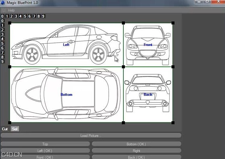 C4D建模参考图插件（含使用教程）Magic Blue Print - C4D之家 - cinema4d_ 2015-05-03 22.05.42.jpg