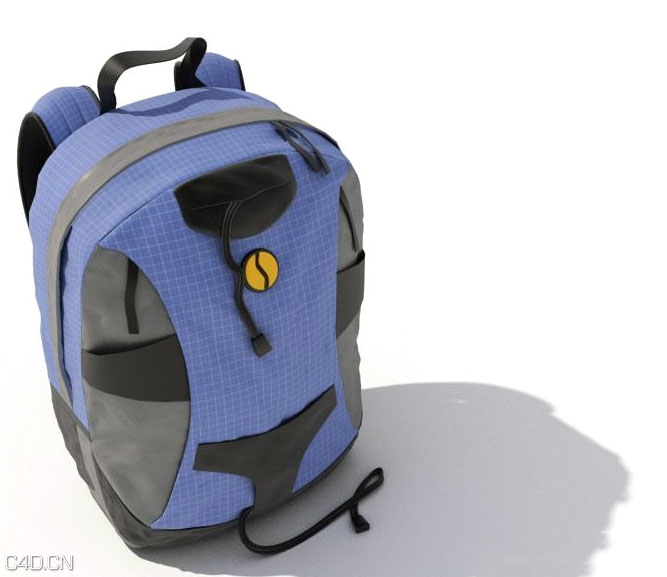 蓝色精致背包模型Delicate blue knapsack model - C4D之家 - 124236hf7gd87gsdggg25l.jpg