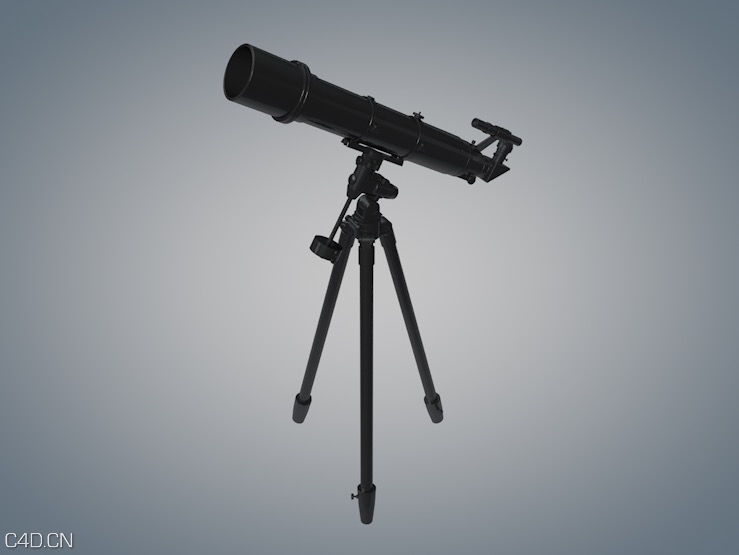 天文望远镜C4D模型 Celestron Omni xlt102 telescope