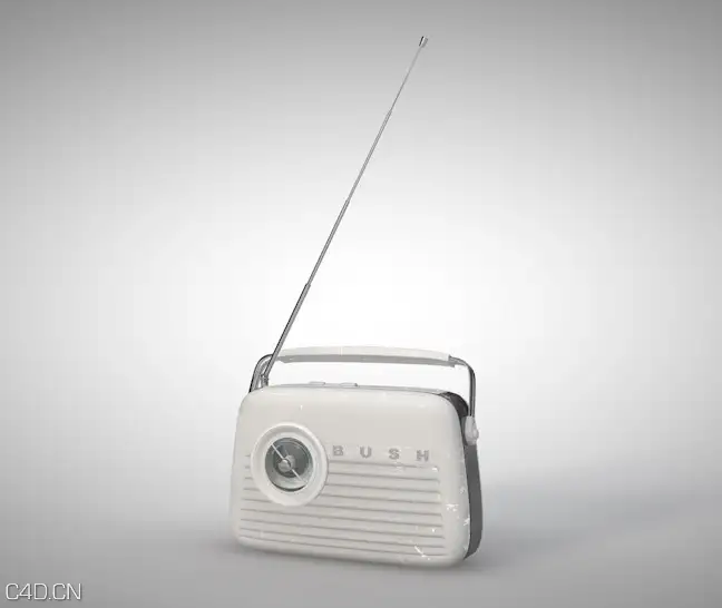 收音机C4D模型 Bush Radio 3d model - C4D之家 - cinema4d_ 2015-05-07 22.44.50.jpg