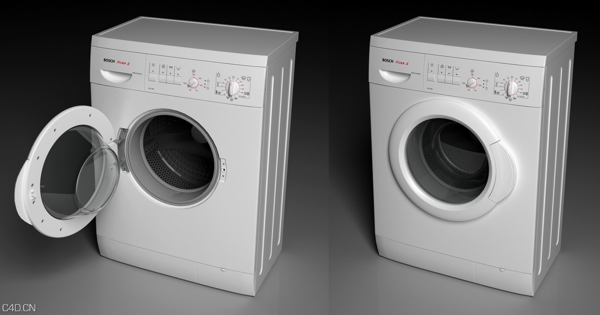滚筒洗衣机C4D模型 BOSH washing machine - C4D之家 - cinema4d_ 2015-05-07 22.47.52.jpg