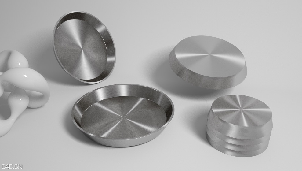 C4D FOR VRAY拉丝金属工程文件