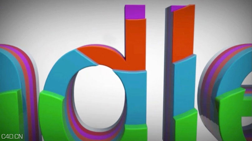 C4D多层文字切换动画教程 Growing Layered Text Tutorial