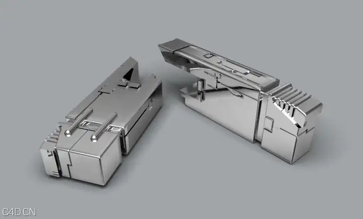 《终结者》Terminators机器人能量来源-fuelcell电池C4D模型