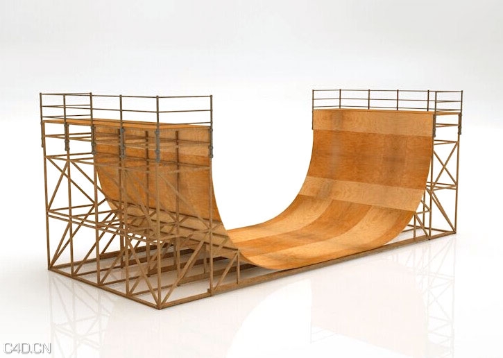 滑板 U型场地C4D模型A skateboardingbiking half-pipe - C4D之家 - cinema4d_-2015-05-11-00.50.52.jpg