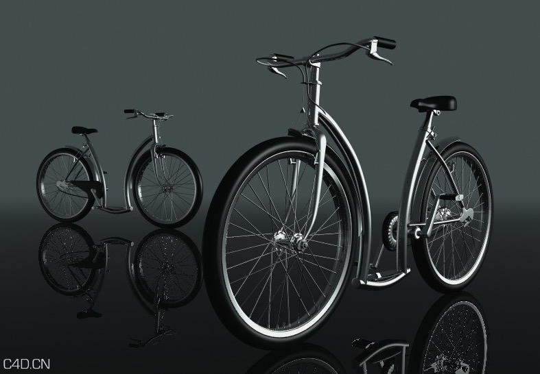 高细节精致不锈钢自行车模型High detail exquisite stainless steel bicycle model - C4D之家 - cinema4d_ 2015-05-13 00.54.54.jpg