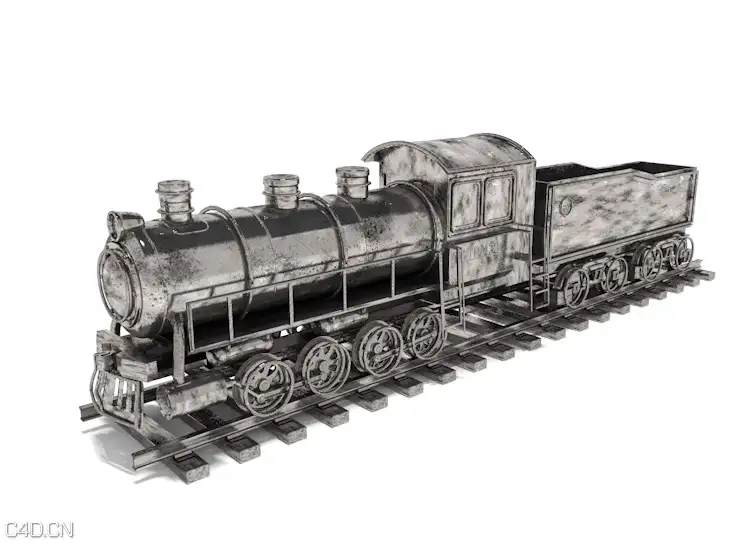 老式火车C4D模型 Old train 3D model - C4D之家 - cinema4d_ 2015-05-15 16.44.41.jpg