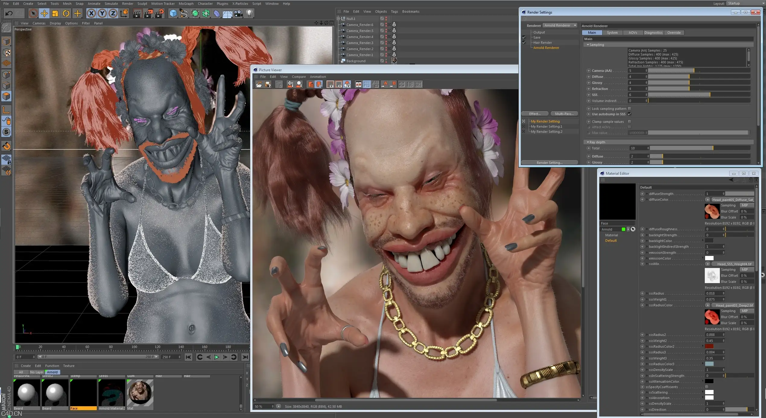 C4D超强渲染器阿诺德正式发布了！Arnold for Cinema 4D (or C4DtoA)