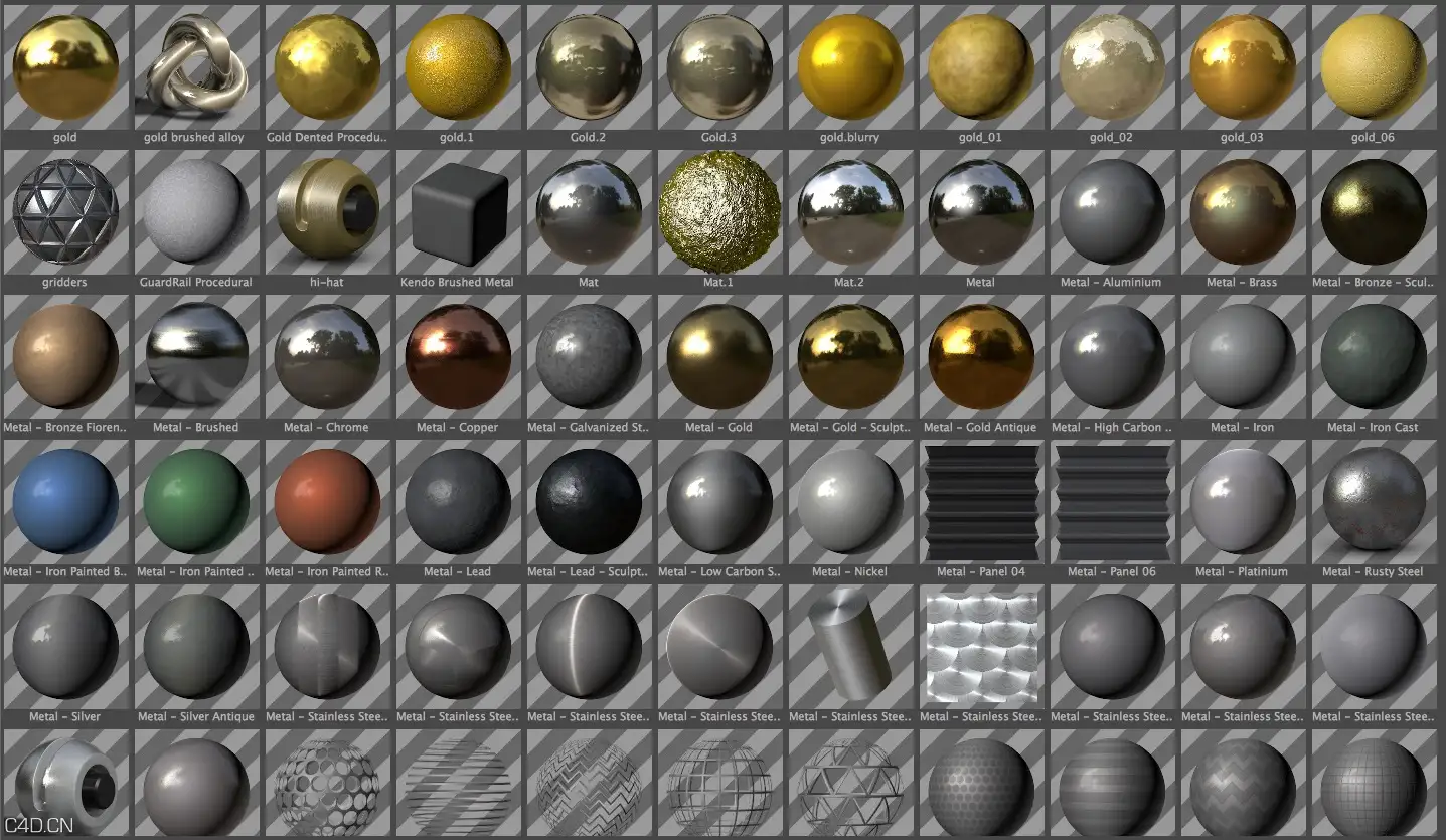 200个C4D默认渲染器金属材质合集 CINEMA4D metal - C4D之家 - cinema4d_ 2015-05-16 14.20.39.jpg