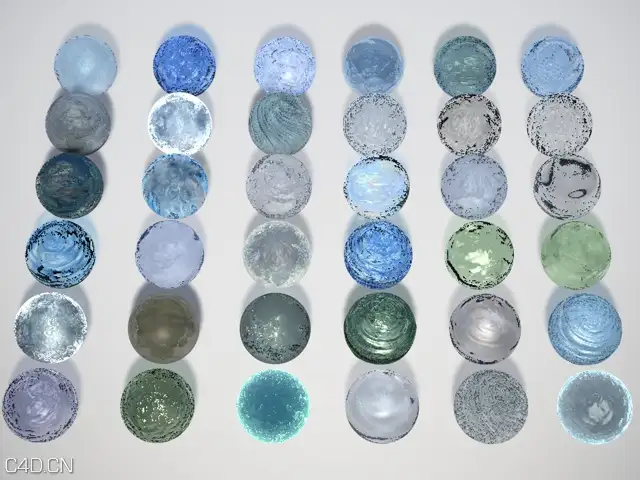 C4D水材质合集2 Water quality