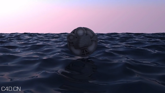C4D使用HOT4D创建海洋动画教程（含热门版HOT4D V0.3）