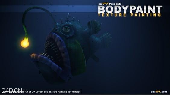 cmiVFX - BodyPaint UV布局和纹理绘制 BodyPaint UV Layout And Texture Painting