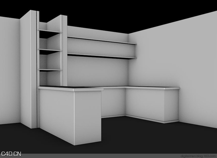 C4D厨房设计-建模篇-1