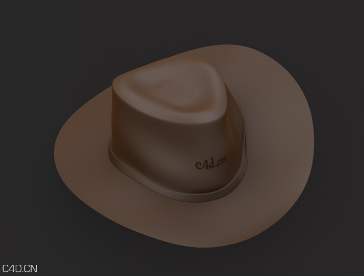 牛仔帽C4D模型 Cowboy hat 3D model - C4D之家 - cinema4d_ 2015-05-23 21.46.45.jpg
