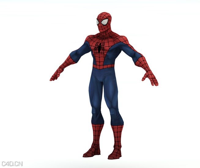 蜘蛛侠C4D模型 Spider Man Rig by Matthew Lowe - C4D之家 - cinema4d_ 2015-05-24 18.00.44.jpg