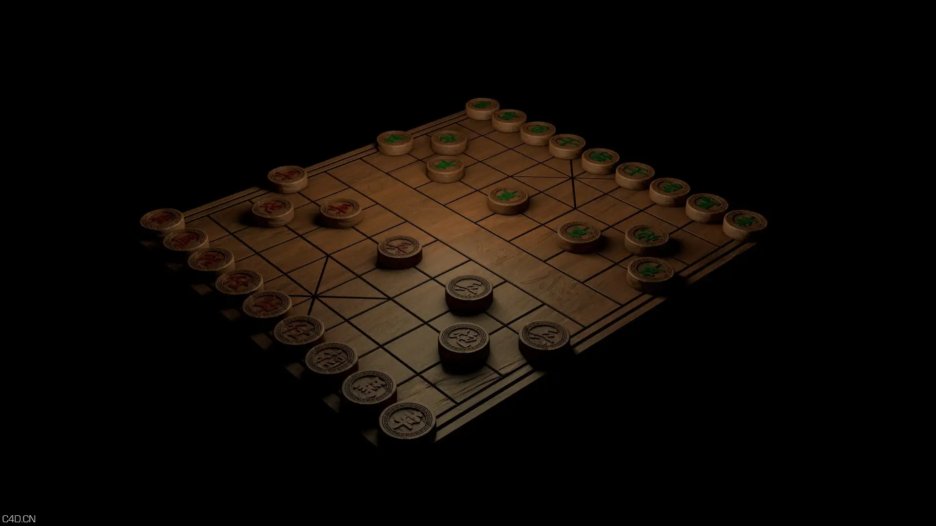 中国象棋 - C4D之家 - 象棋