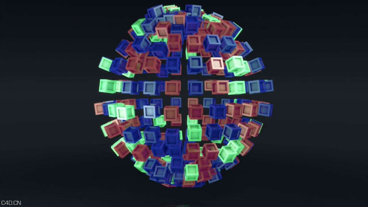 C4D运动图形变换动画教程 Transform Effect with Mograph