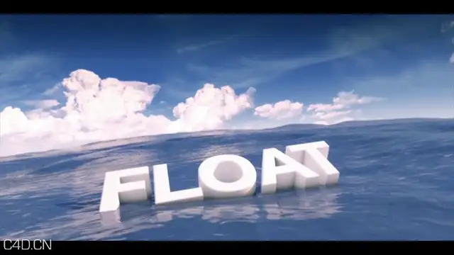 C4D海洋文字漂浮视频教程 Floating on the Ocean in Cinema 4D - C4D之家 - 444163340_640.jpg