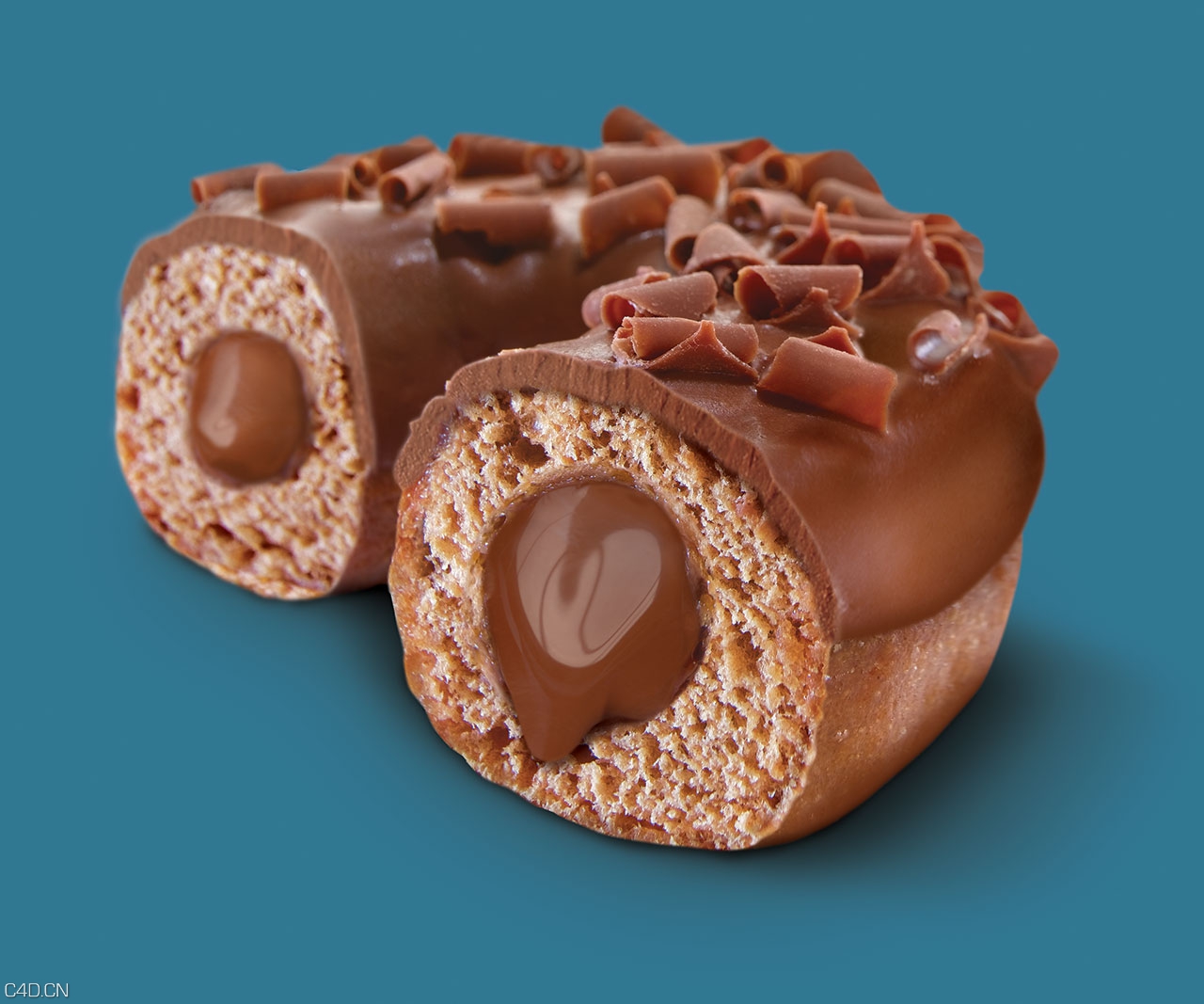 C4D食品作品：巧克力甜甜圈CGI及润饰 - C4D之家 - Hurr-doughnut-vis02.jpg