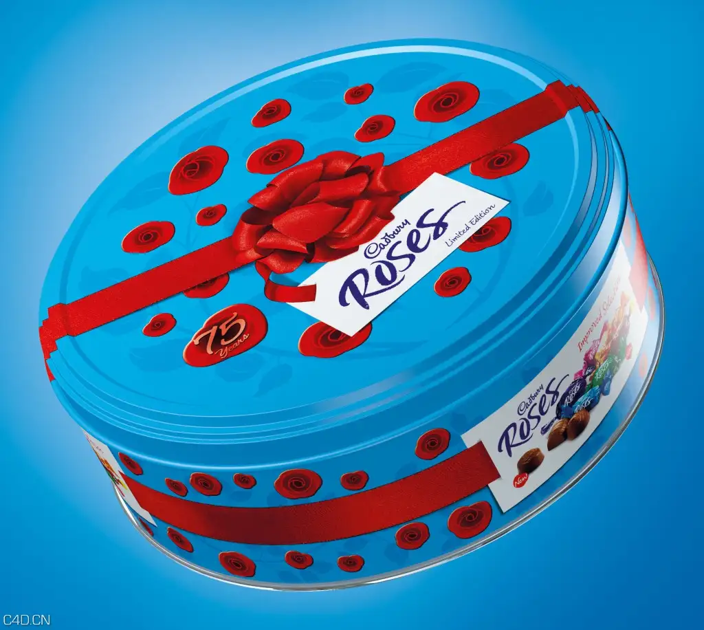 玫瑰花礼盒C4D作品 Roses Tin - C4D之家 - Roses-bow-tin-2012.jpg