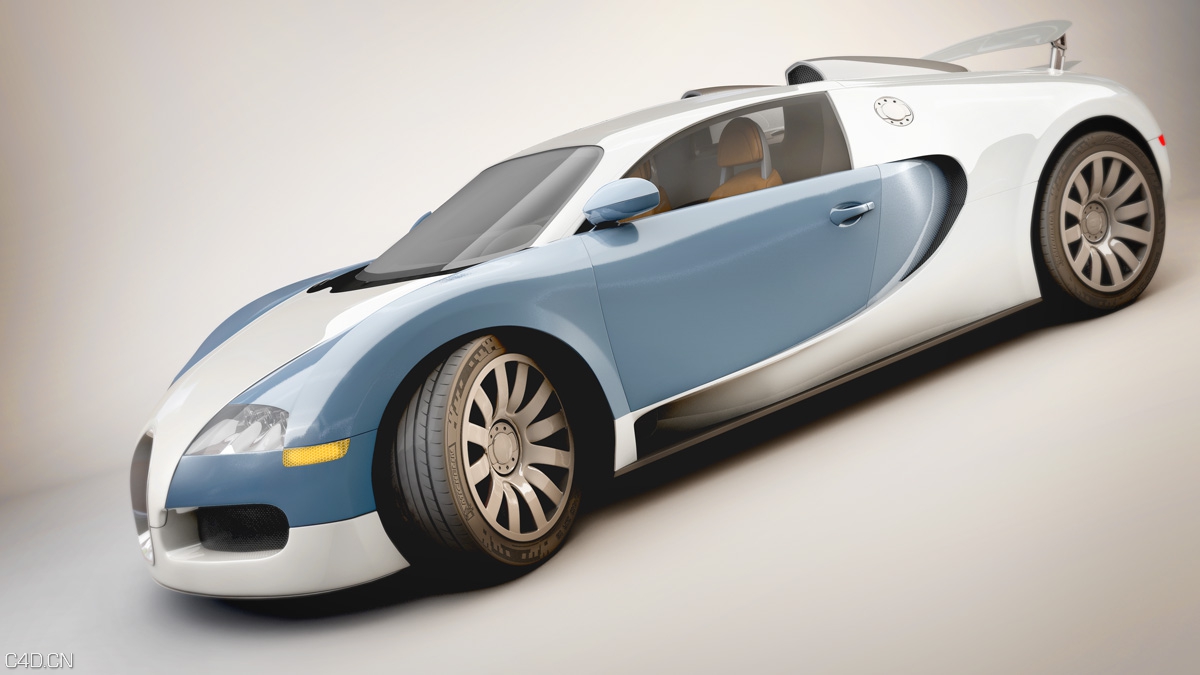 C4D布加迪威龙汽车建模渲染作品 Bugatti Veyron - C4D之家 - productmain_01large.jpg