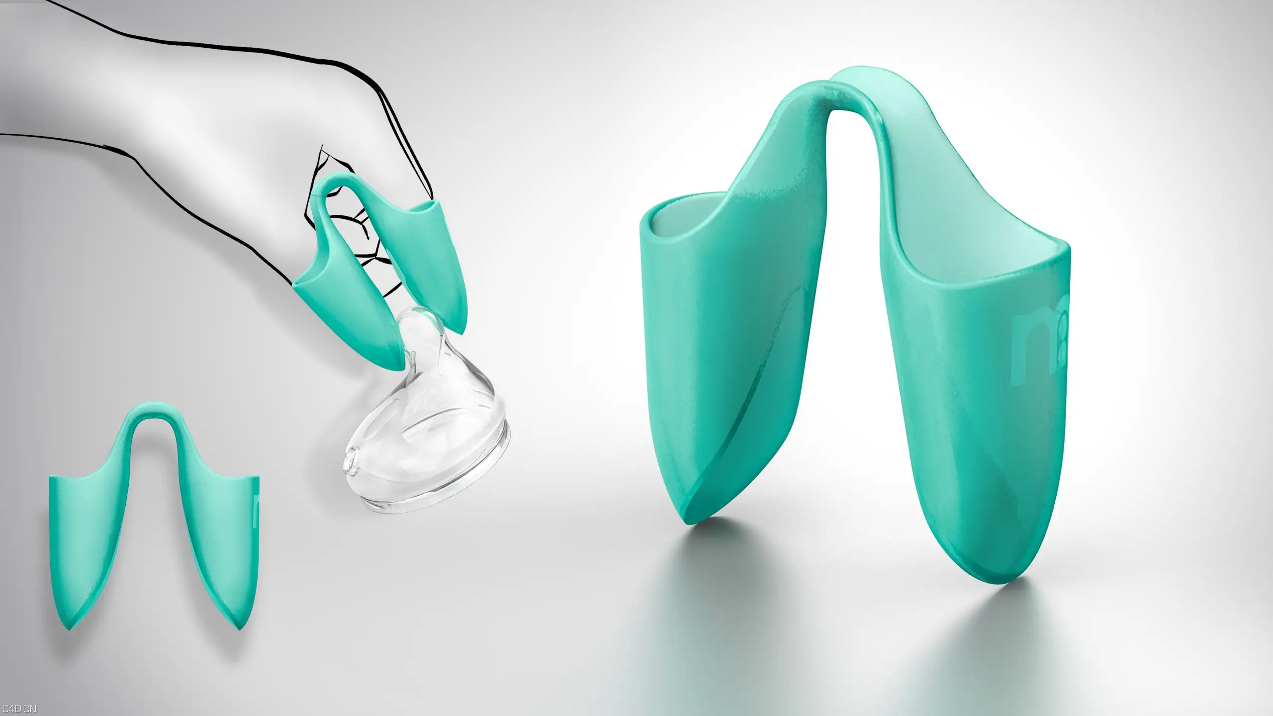 C4D新生婴儿用品渲染作品 Mothercare New Product Range - C4D之家 - MC-tongs.jpg