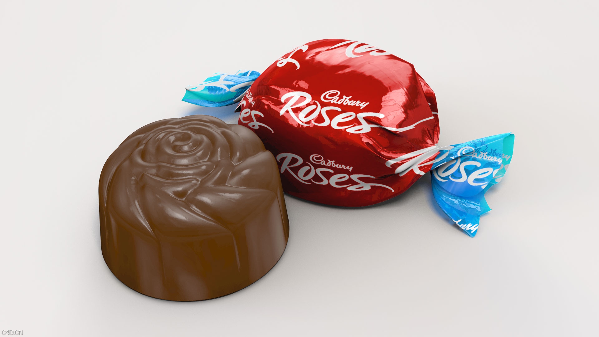 C4D糖果包装渲染作品 Cadbury New Roses Variants - C4D之家 - Roses-sweet-03.jpg