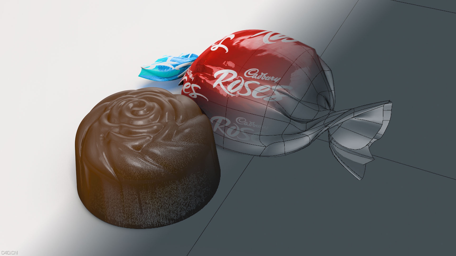 C4D糖果包装渲染作品 Cadbury New Roses Variants - C4D之家 - Roses-sweet-04.jpg