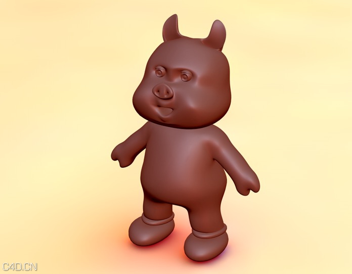 卡通小猪C4D模型 Cartoon pig - C4D之家 - cinema4d_ 2015-06-06 00.03.08.jpg