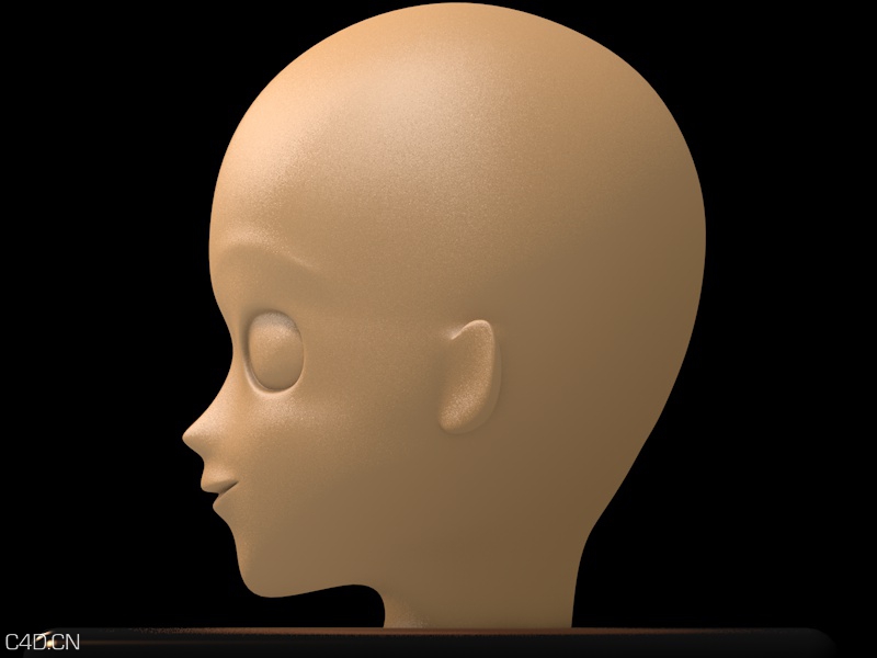 卡通人头像模型 - C4D之家 - 人头.jpg