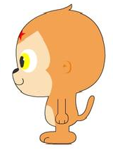 卡通猴子模型 - C4D之家 - 2.png