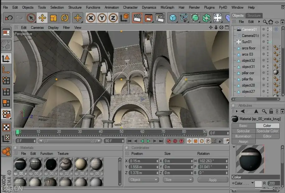 C4D智能识别纹理插件（R12-R16） Smart TexPath 1.0 - C4D之家 - 1.jpg