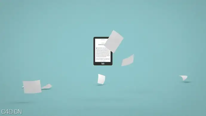 C4D卡通纸片飞舞动画MG教程 Flying Paper Simulation Tutorial - C4D之家 - Cinema-4D-Flying-Paper-Simulation-Tutorial.jpg