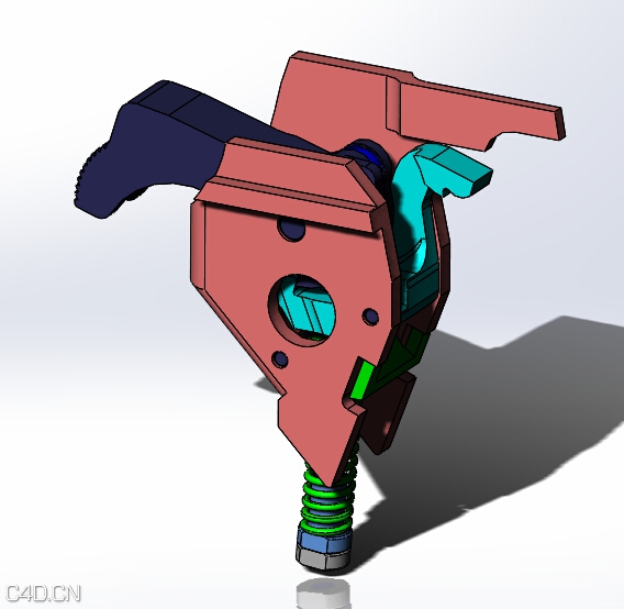 瑞士P210手枪，手枪里的劳斯莱斯（含结构） - C4D之家 - 2.jpg