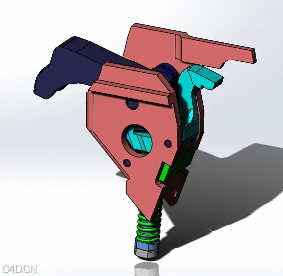 瑞士P210手枪，手枪里的劳斯莱斯（含结构） - C4D之家 - 2.jpg