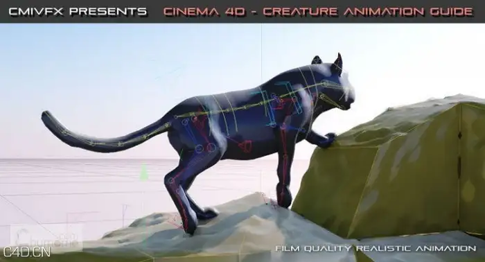 C4D动物动画大型案例教程（8.7GB）CMiVFX – Cinema 4D Creature Animation - C4D之家 - XqwthRj.jpg