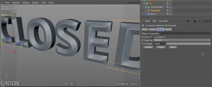 C4D制作3D立体字教程 Yader Labs 6 Font Typeface for 3D