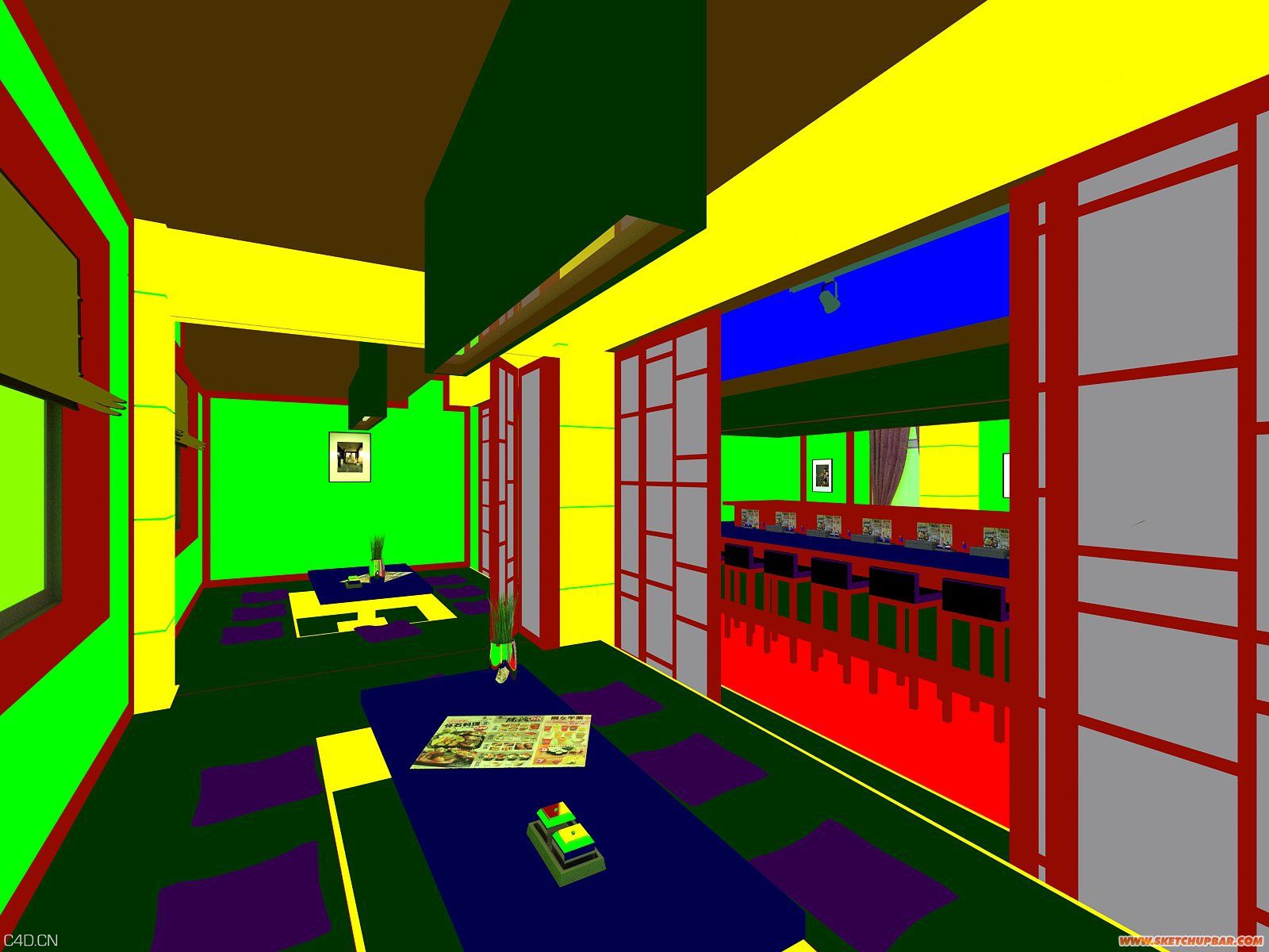 c4d可以渲染出材质通道嘛？