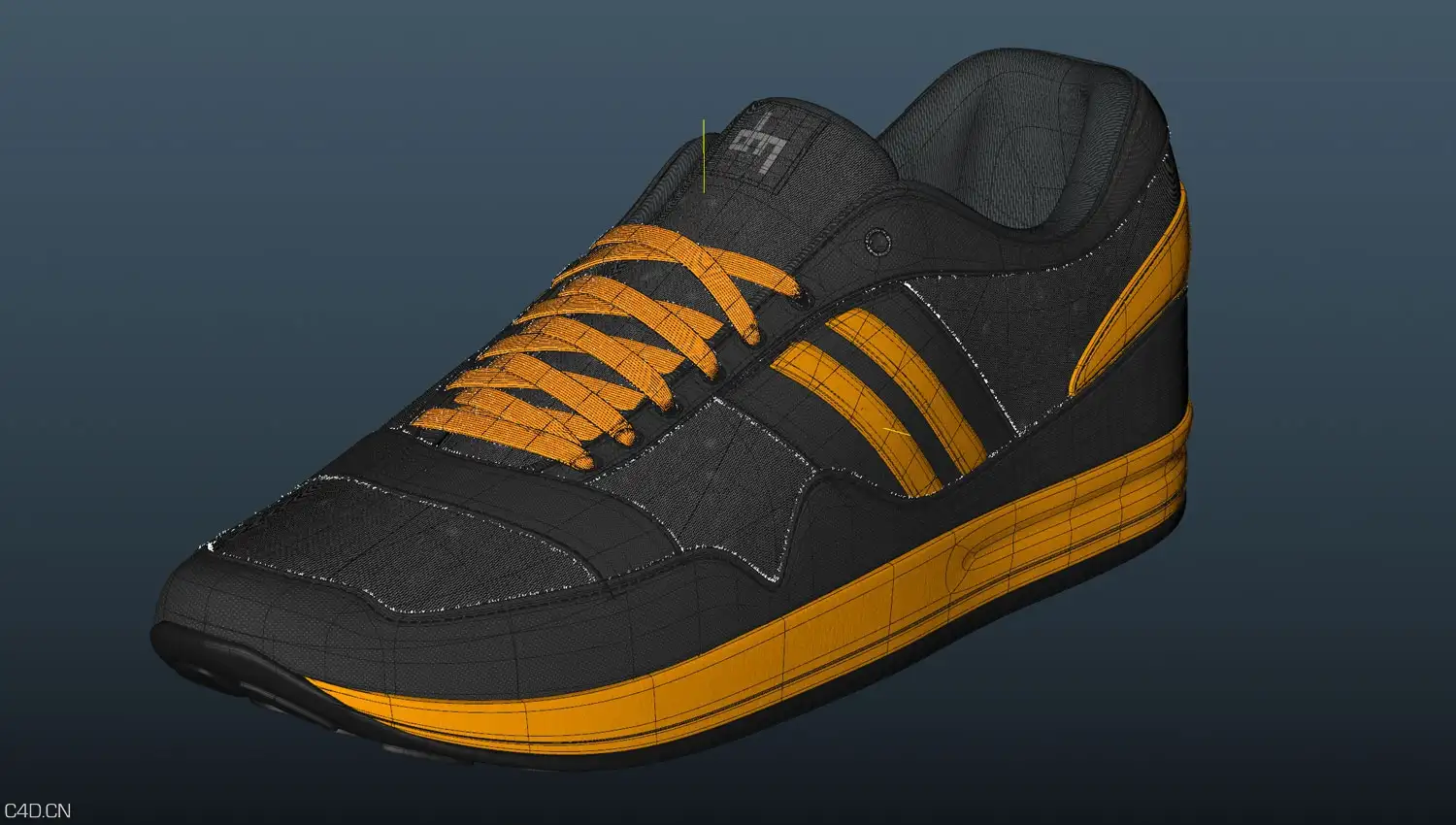 休闲运动鞋C4D渲染作品 sports_shoe_3d_model - C4D之家 - screen.jpg