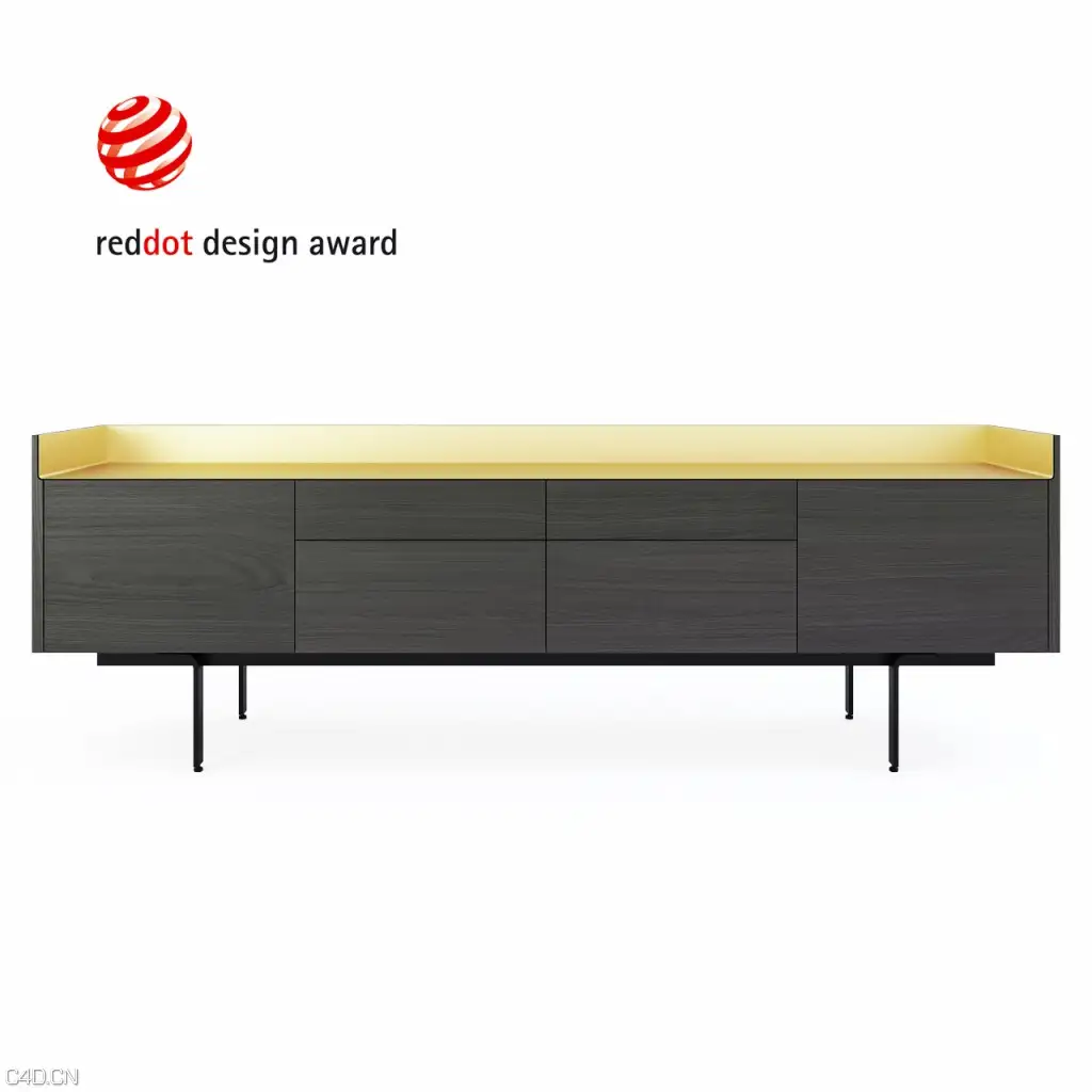 斯德哥尔摩餐具柜C4D模型 Stockholm Sideboard by Punt - C4D之家 - stockholm-sideboard-by-punt-1024x1024.jpg