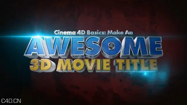 C4D制作3D文字电影海报Cinema 4D Basics Make an Awesome 3D Movie Title - C4D之家 - 651-366.jpg