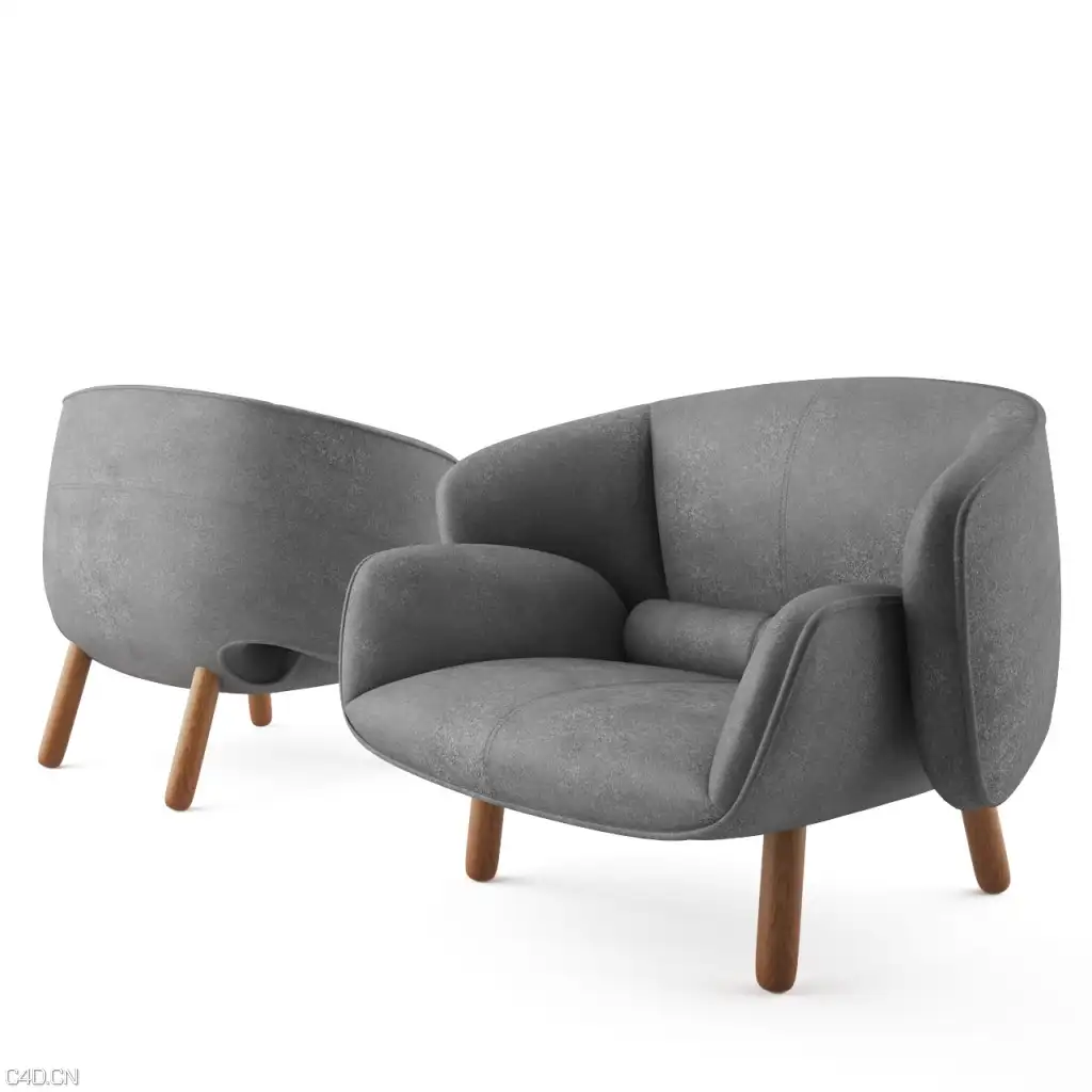 【休闲椅】休闲沙发|扶手椅|单人沙发C4D模型 Fusion Chair by BoConcept - C4D之家 - fusion-chair-by-boconcept-1024x1024.jpg