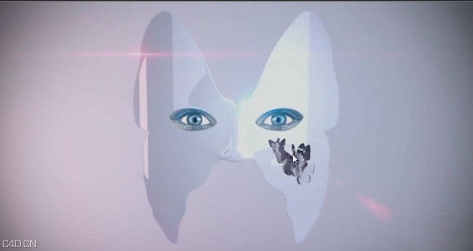 CINEMA 4D 索尼娱乐电视包装 蝴蝶篇案例教程