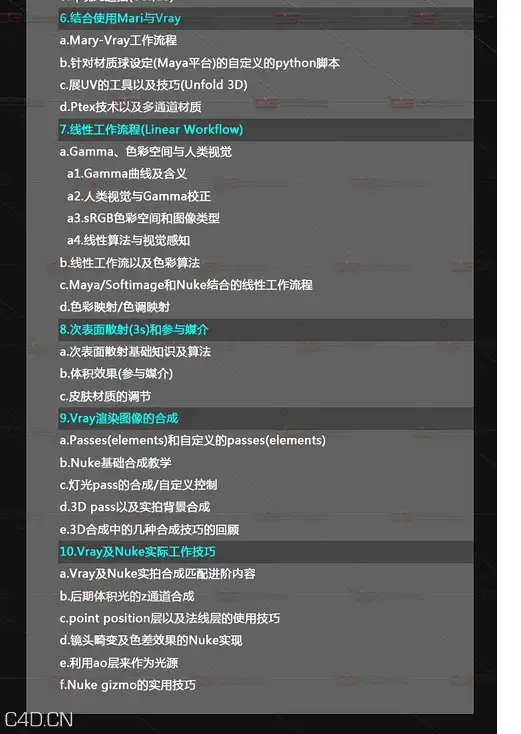 V-Ray for Maya渲染初级+中级+实用进阶应用视频教程（中文字幕） - C4D之家 - 360截图-720553.png