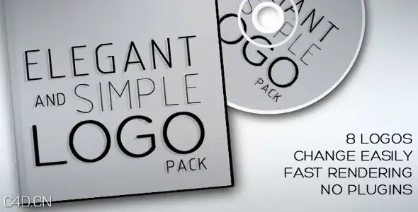 Videohive Elegant And Simple Logo Pack V2优雅简洁logo演绎AE模板包