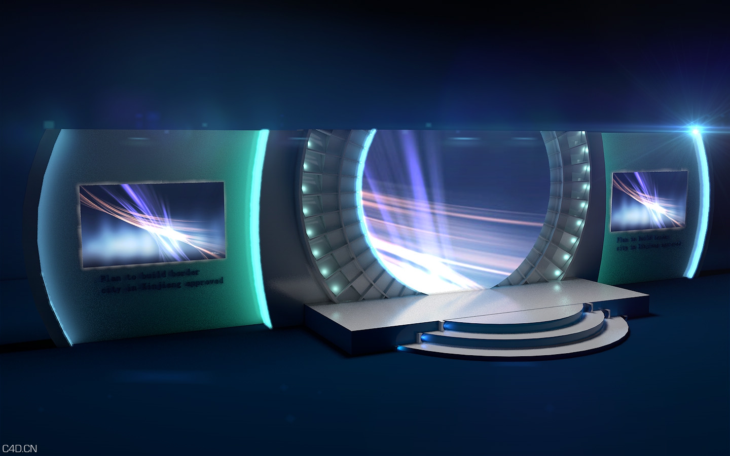舞台展示C4D模型 Stage display - C4D之家 - 7.10.jpg