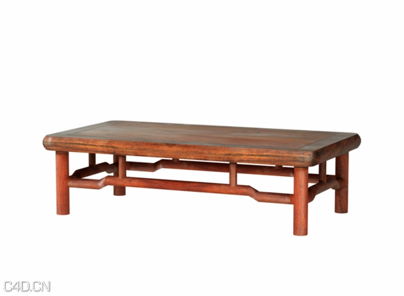 中式实木家具模型：脚踏C4D模型 - C4D之家 - 1394-1010241S936.jpg