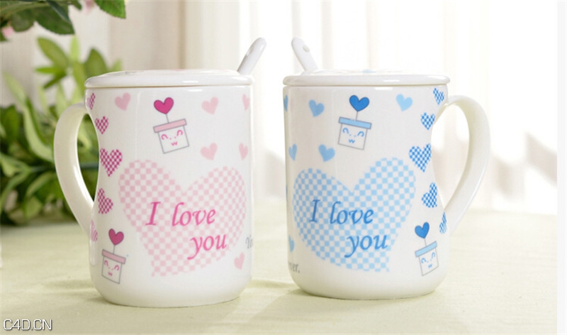 创意1314情侣杯子